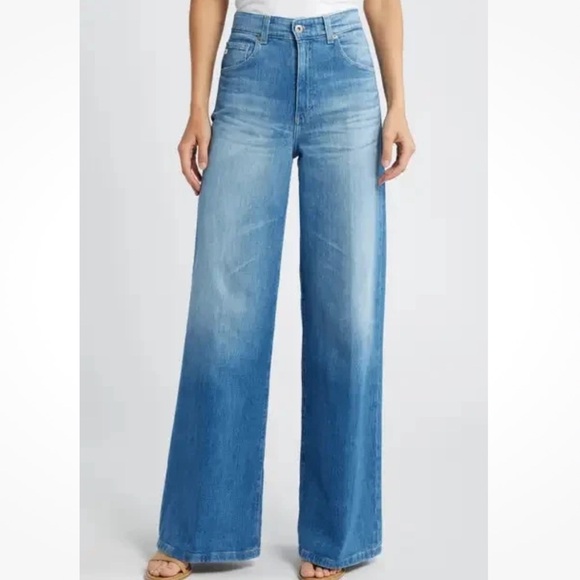Ag Adriano Goldschmied Denim - AG Adriano Goldschmied Women 29R Deven High-Rise Ultra Wide Leg Jeans NWT